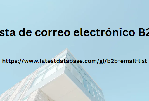 Lista de correo electrónico B2B