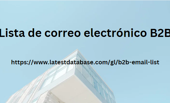 Lista de correo electrónico B2B