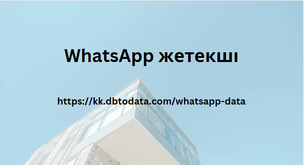 WhatsApp жетекші