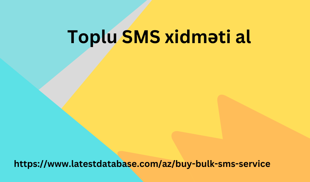 Toplu SMS xidməti al