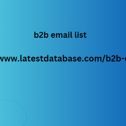 b2b email list