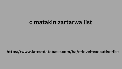 c matakin zartarwa list