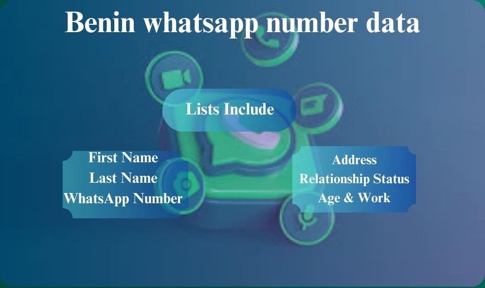 Benin whatsapp number data