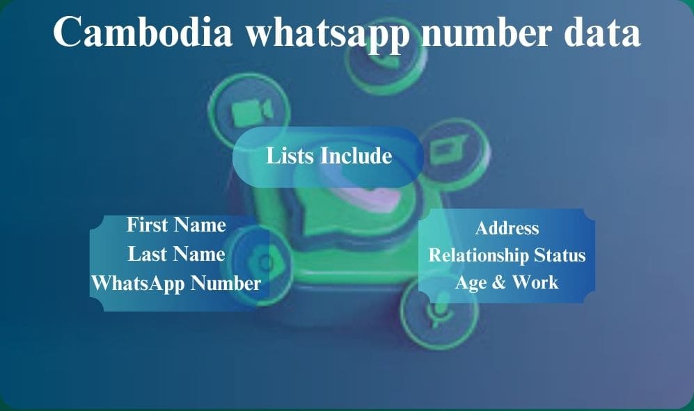 Cambodia whatsapp number data