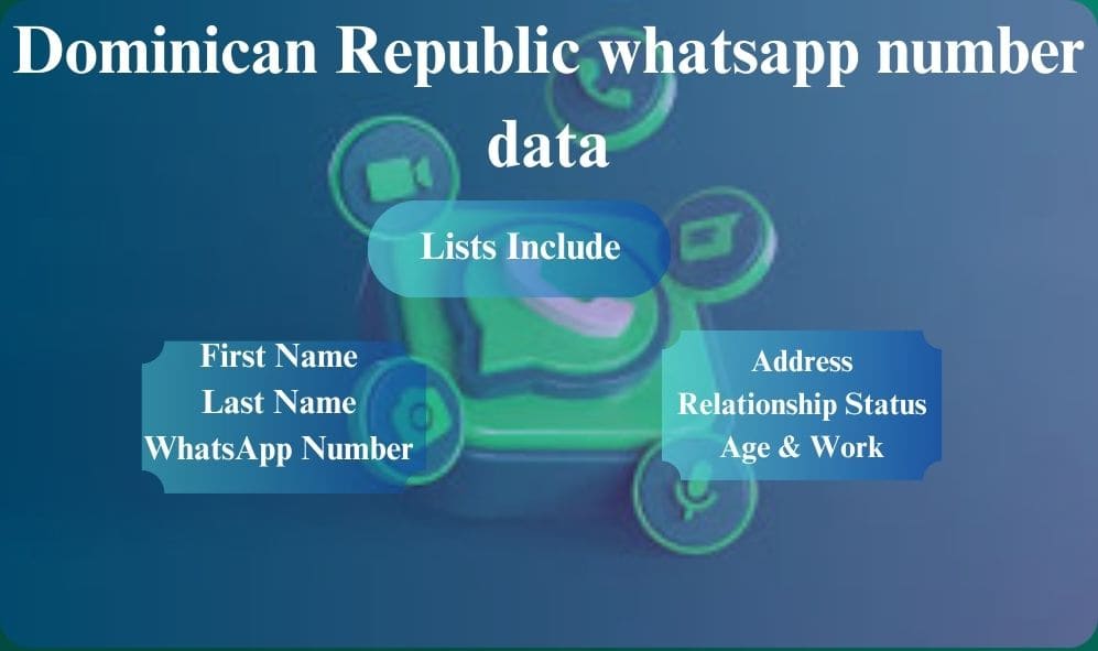 Dominican Republic whatsapp number data