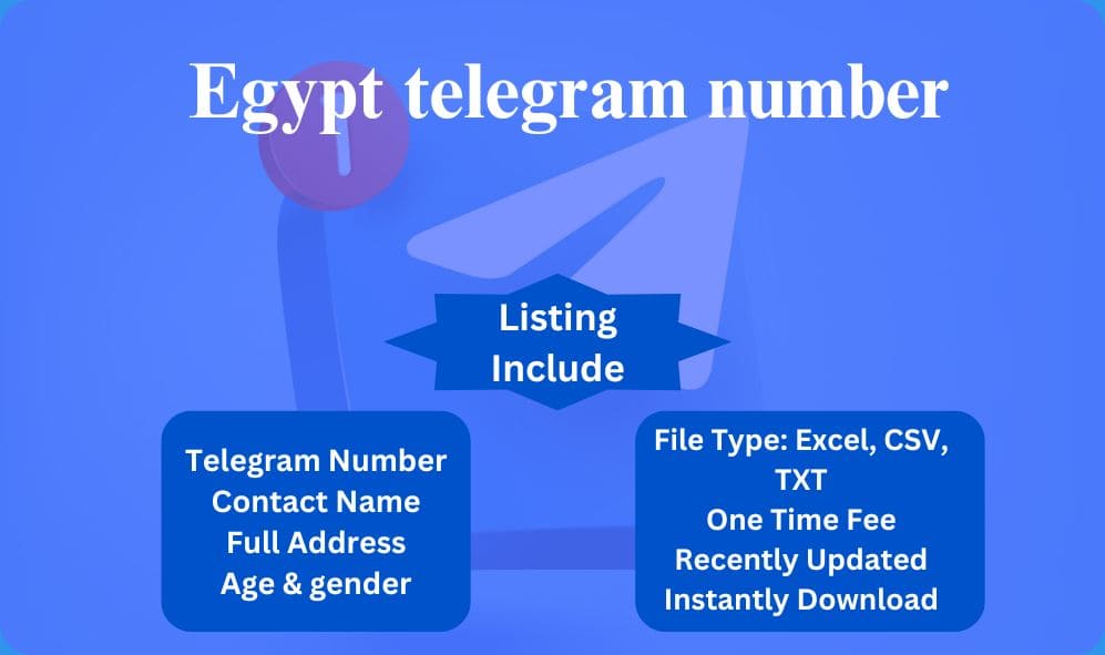 Egypt telegram number