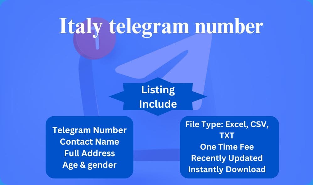 Italy telegram number