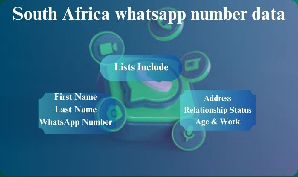 South Africa whatsapp number data